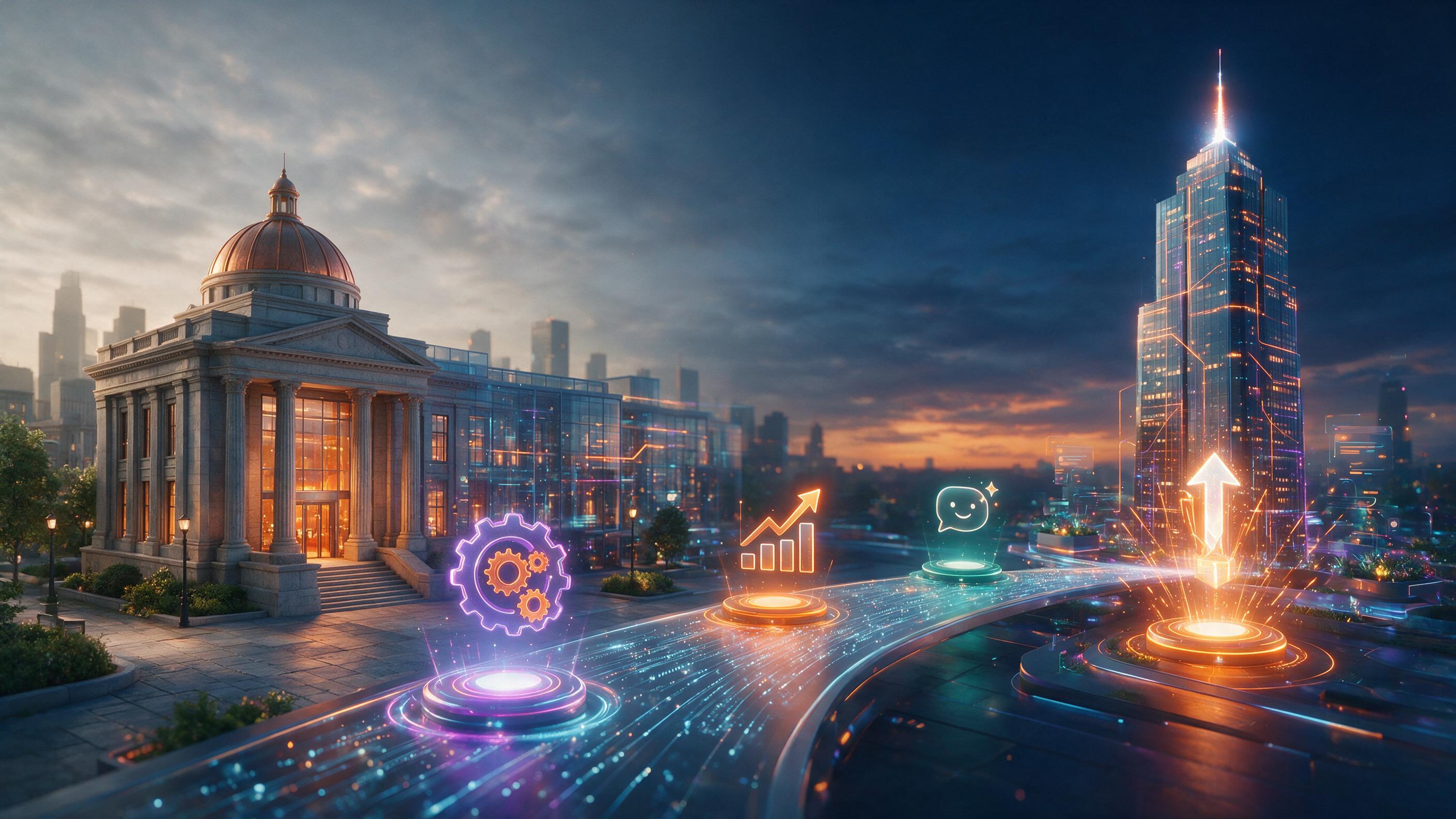 Financial institution modernizing customer support with AI.